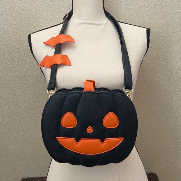 Handbags - COPY - NWOT Black Jack O Lantern Crossbody Purse